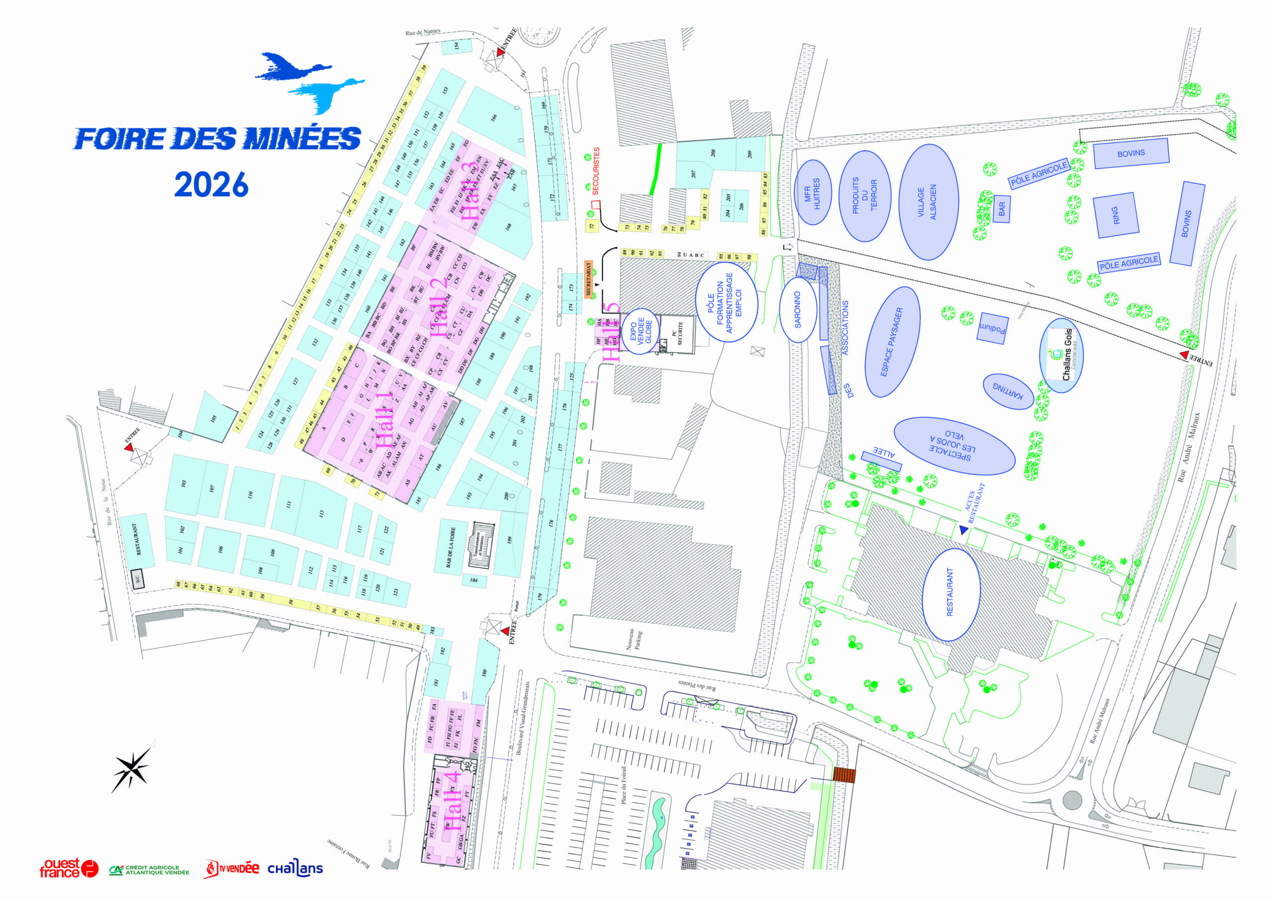 Plan Foire des Minées
